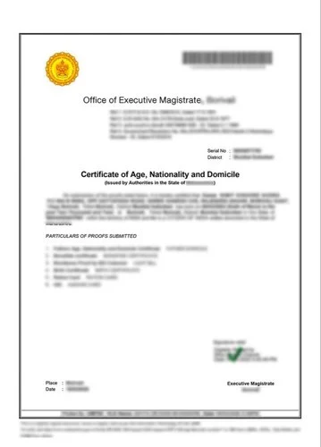 domicial certificate services